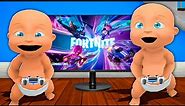 Baby PLAYS FORTNITE CHAPTER 5!