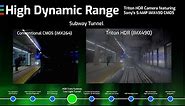 Conventional Camera vs HDR camera (Triton HDR with Sony 5.4MP IMX490 CMOS)