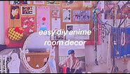 🌼 easy diy room decor ~ anime edition 🌼
