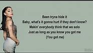 Ariana Grande ft.Nicki Minaj - Side To Side (Lyrics)