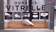Corelle Splendor Vitrelle; Square Splendor Vitrelle 6-Piece Patterned White Glass Dinnerware Set (Service for 6) 1107746