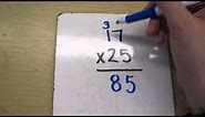 Multiplying 2 digit numbers- example 1