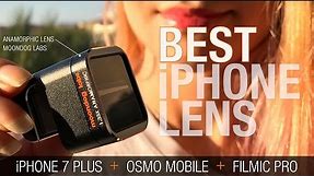 Best. iPhone 7 Plus Lens 2017!!! - Moondog Labs Anamorphic Lens