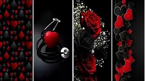 Hd Black & Red Mobile Wallpaper | Wallpaper & Dp Picture For Whatsapp |