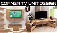 Corner tv unit design for living room | Corner tv units with storage | corner tv stand