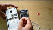 Samsung Galaxy J2 How To Insert sim card | Micro SIM Card | Dual SIM Mobile Tutorial | Samsung J2