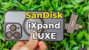 iPhone backup without iCloud! SanDisk iXpand LUXE USB-C drive