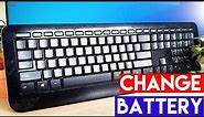 How To Change Battery In Microsoft Wireless Keyboard 800