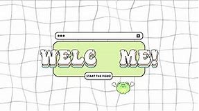 cute aesthetic Intro & Outro templates (froggy with wings) | FREE FOR USE