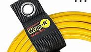 Heavy-Duty Wrap-It Storage Straps (Assorted 12 Pack) - Hook and Loop Hanging Extension Cord Organizer for Cable Management and Storage on Garage Wall, RV Gadgets and Appliances