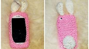 IPHONE CASE Easter Bunny How to crochet Cell Phone Case