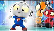 Rob Gets Super Strength at the Super Power Planet! | Rob The Robot | Preschool Learning