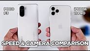 POCO F3 vs iPhone 11 Pro SPEED TEST & CAMERA Comparison | Zeibiz