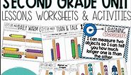 2nd Grade Measurement Worksheets and Activities including Inches and Centimeters