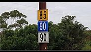 Properties of speed signs in New South Wales