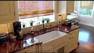 Red Ravel Granite Kitchen Countertops by Marble.com