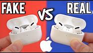FAKE VS REAL Apple AirPods Pro - Buyers Beware! Perfect Clone!