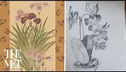 How to make a botanical drawing: composition and simplified shapes | Drop-in Drawing