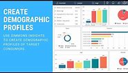 How to create a demographic profile report in Simmons Insights