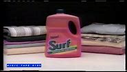Surf Laundry Detergent Commercial - 1986