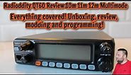 Radioddity QT60 Review! 10m 12m 11m multimode! Modding, programming & unboxing! All you need to know