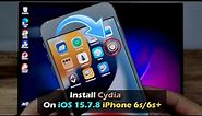 How To Install Cydia On iOS 15.7.8 iPhone 6s/6s+
