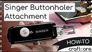 Singer Buttonholer Sewing Machine Attachment - Demonstration (Simanco no 160506)