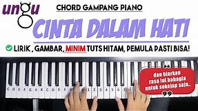 Tutorial Chord Piano | Ungu - CINTA DALAM HATI | Mudah Dipahami Untuk Pemula