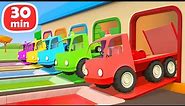 Car cartoons for kids & Helper cars cartoon full episodes - Cars and trucks cartoon for kids.