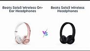 Beats Solo3 Wireless Headphones Comparison: Rose Gold vs Black