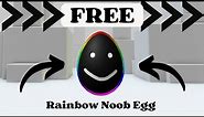 How To Get Noob Egg In Roblox? Roblox Free Item | Rainbow Noob Egg Head | Limited UGC Item AFK