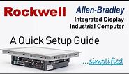 Setup Allen-Bradley 6181P Integrated Display Industrial Computer