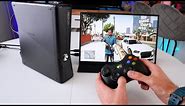 XBOX 360 On Portable 16" Display | POV Gameplay Test |