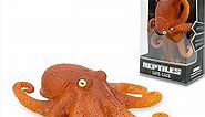 FUNSCENE Mini Realistic Under The Sea Life Figure for Toddler Bath Bathtub, TPR Super Stretch Octopus Toy, Great for Kids' Parties, Gifts & School Projects (Octopus)