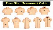 Men's Shirt Measurements & Size Chart Guide