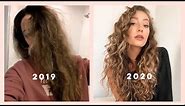 My wavy/curly hair routine ♡ 2B-2C curls