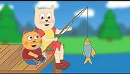 СhibaСat - Fishing | Cartoon for children