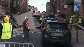 Huge Chunk of Building Comes Crashing Down in NYC