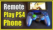 How to USE PS4 REMOTE PLAY & Connect PS4 Controller to Android PHONE (Best Method!)