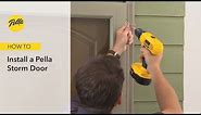 Express Installation of a Pella Storm Door