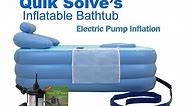Adult Inflatable Bathtub with Electric Pump | Setup Instructions