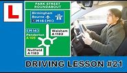 How To Read And Follow Direction Signs On Your Driving Test | Driving Lesson #21