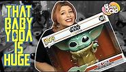 BABY YODA SUPER SIZED |10 INCH THE CHILD FUNKO POP! Unboxing, Review, & Comparison