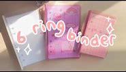 🍒 how to make 6 ring binder!!