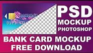 Bank card | credit card mockup psd for photoshop | Credit card | Bandhan Studio