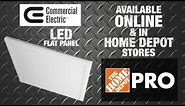 Commercial Electric LED Flat Panel Technology - The Home Depot