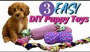 3 EASY DIY DOG TOYS TUTORIAL
