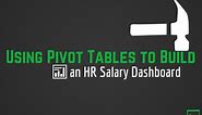 Step 1: Building the HR Salary Dashboard Calculations Tab Using Pivot Tables