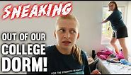 College Dorm! Sneaking Out with my BFF at San Diego State University!!