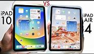 iPad 10th Generation Vs iPad Air 4! (Comparison) (Review)